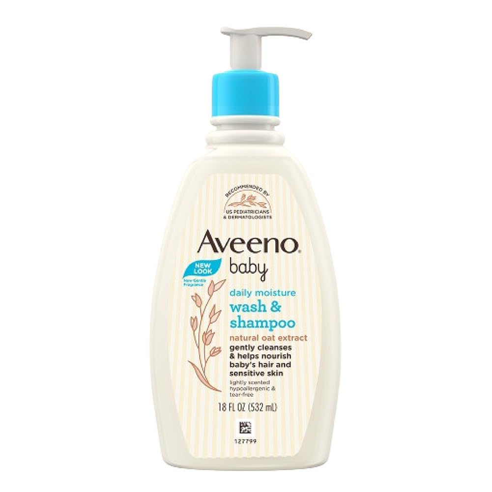 Aveeno Baby Daily Moisture Lightly Scented Wash & Shampoo 532mL