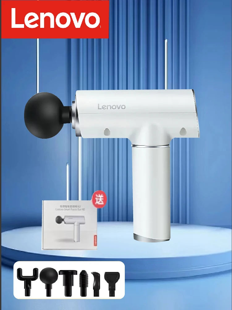 Original Lenovo Professional Grade Fascia Gun N2 N3 Series Muscle Relaxation Massager LED Touch Screen 6-8Massage Head Gifts