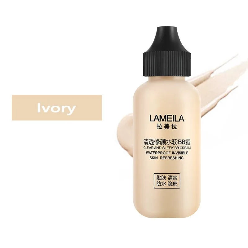 Face Liquid Foundation Full Coverage Magic BB Cream Waterproof Brighten Makeup Concealer Professional Matte Base Cosmetics