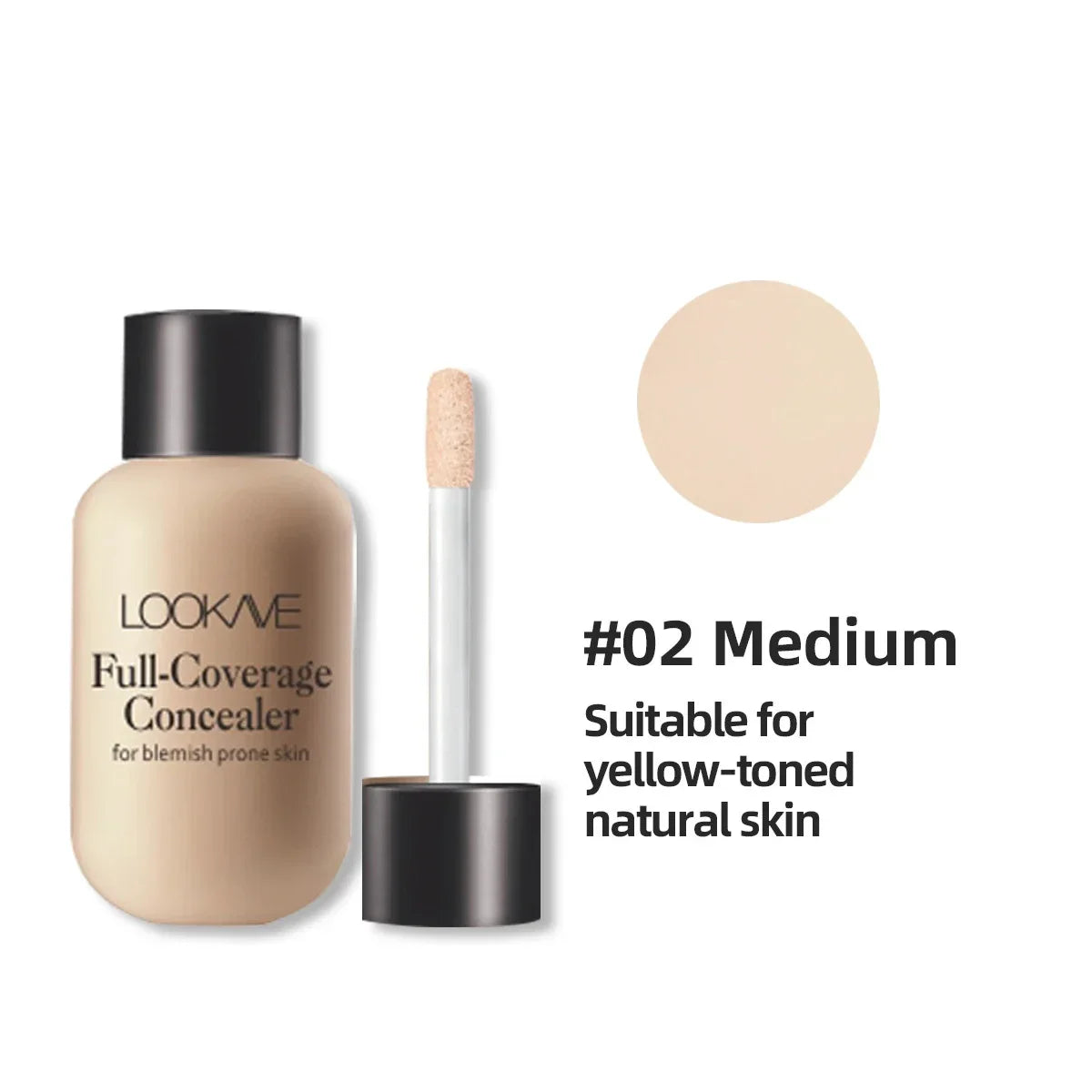 Waterproof Liquid Concealer 3 Colors Matte Full Coverage Acne Scars Dark Circles Foundation Whitening Lasting Makeup Cosmetics