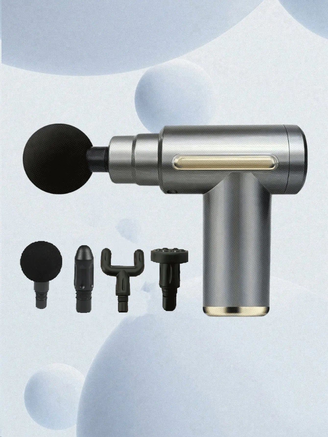 2026 High-Power Muscle Relaxer - Rechargeable Deep Tissue Massage Gun With 4 Heads For Full Body Relief,Ultimate Muscle Recovery