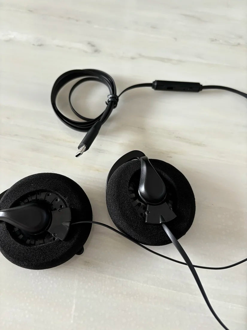 Farsoo KSC35 wireless earphone with microphone sports Bluetooth headset 5.0 ear hanging music wired Earbuds to prevent off
