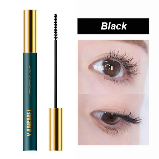 Ultra-Fine Curling Mascara Thick Lengthening Long-Lasting Waterproof Eyelash Mascara Non-Smudge Eyelash Makeup For Natural Look