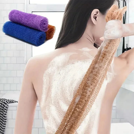 1pcs African Exfoliating Sponges Towel Mesh Bath Scrub Washcloth Double Side Wash Bath Loofah for Smooth Skin Back Shower Scrubb