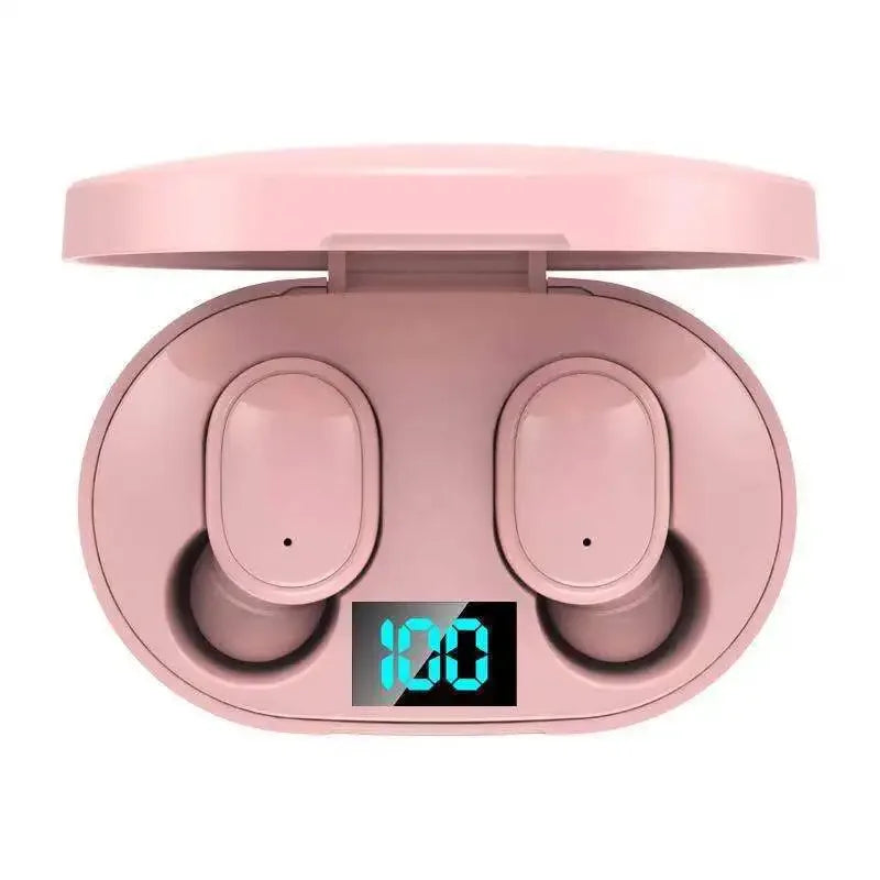 E6S TWS Wireless Headphones Sports Waterproof Bluetooth 5.0 Earphone Stereo Headset with Microphone for Iphone Xiaomi Vivo Oppo