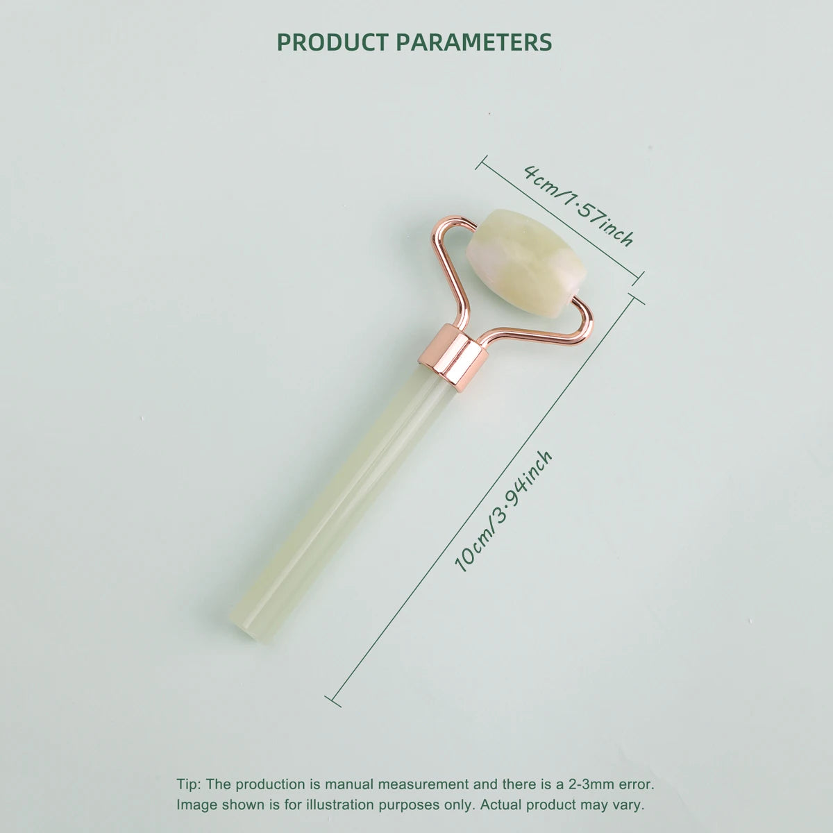 1pc Eye Roller Jade Roller Face Roller Natural Jade Stone Face Massage Facial Roller for Skin Care Eye Neck Tones Firms SkinTool