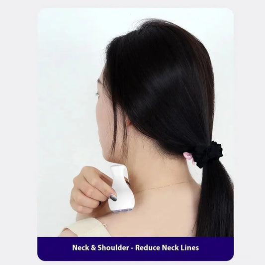 360 Degree Rotate Handheld Facial Roller Jade Bead Face Lift Jade Ball Massager Skin Tightening Comfortable