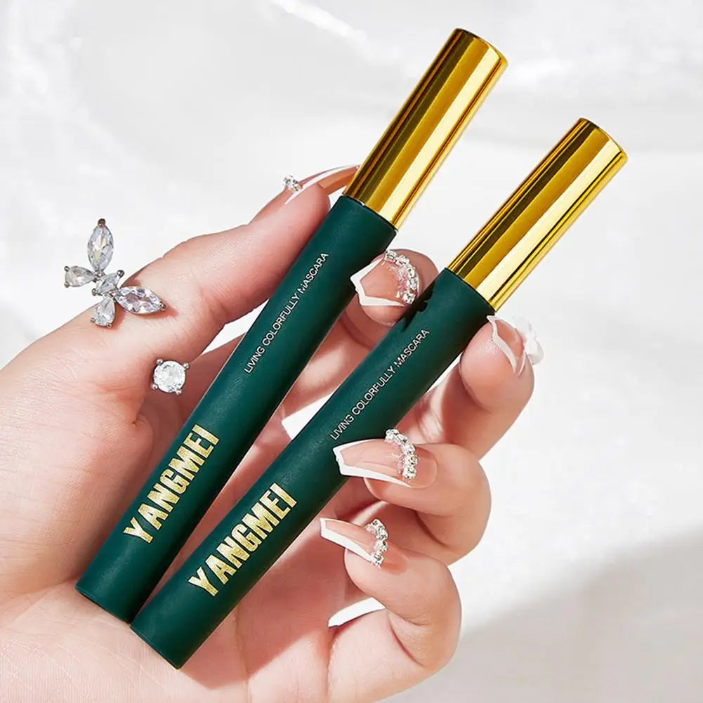 Ultra-Fine Curling Mascara Thick Lengthening Long-Lasting Waterproof Eyelash Mascara Non-Smudge Eyelash Makeup For Natural Look