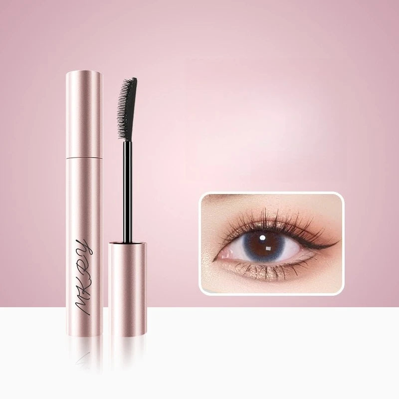 Silk Fiber Lash Mascara Waterproof Long Lasting Extension Eyelashes Thin and Long Black Eyelash Makeup Cosmetic Mascara