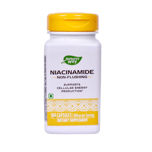 Natures Way Niacinamide 500mg - 100 Capsules (2-Pack)