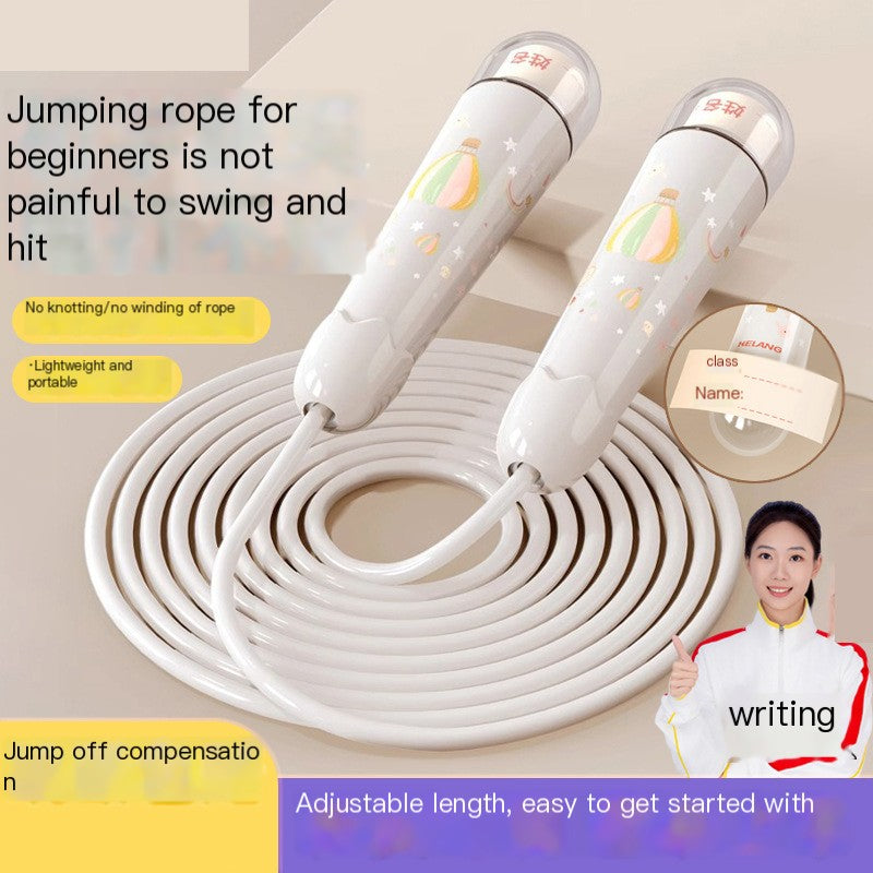 Customizable Speed Jump Rope with Transparent Handles