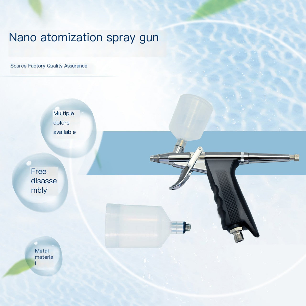 Black Pearl Gun for Beauty with Nano Mist and Oxygen