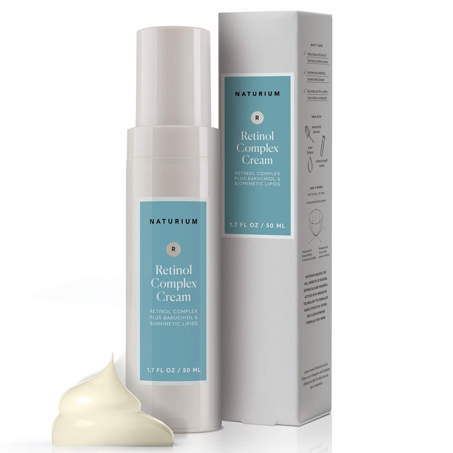Naturium Retinol Complex Face Cream 2.5% Moisturizing Anti-Aging Facial Cream 1.7 oz