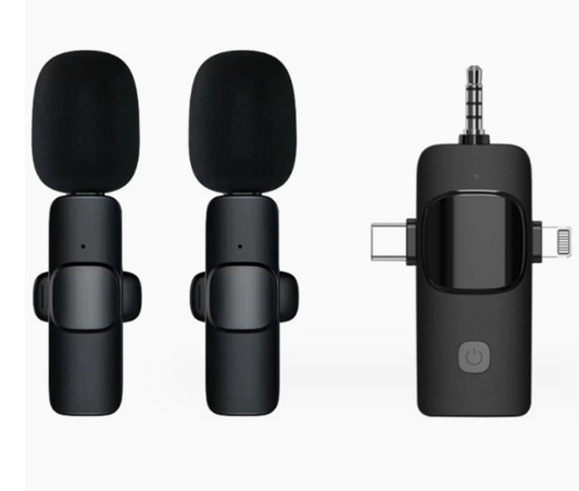 Wireless Lavalier Condenser Mic for Camera and Smartphone