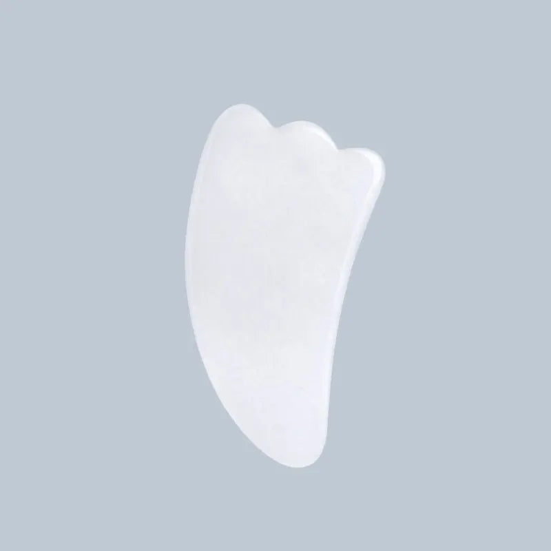 Natural White Jade Roller Gua Sha Set Gouache Stone Massager Face Lifting Gouache Scraper Anti-Wrinkle Skin Care Tool