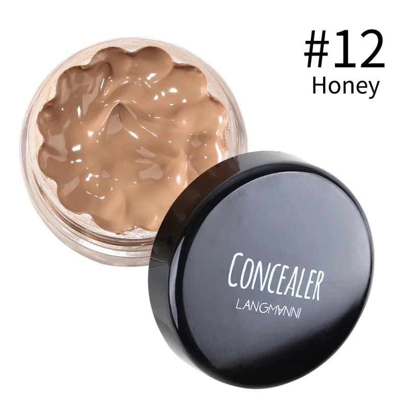 LANGMANNI Matte Liquid Foundation Cream  Face Makeup Base Full Coverage Dark Circles Acne Pores Contour Waterproof Make Up TSLM1