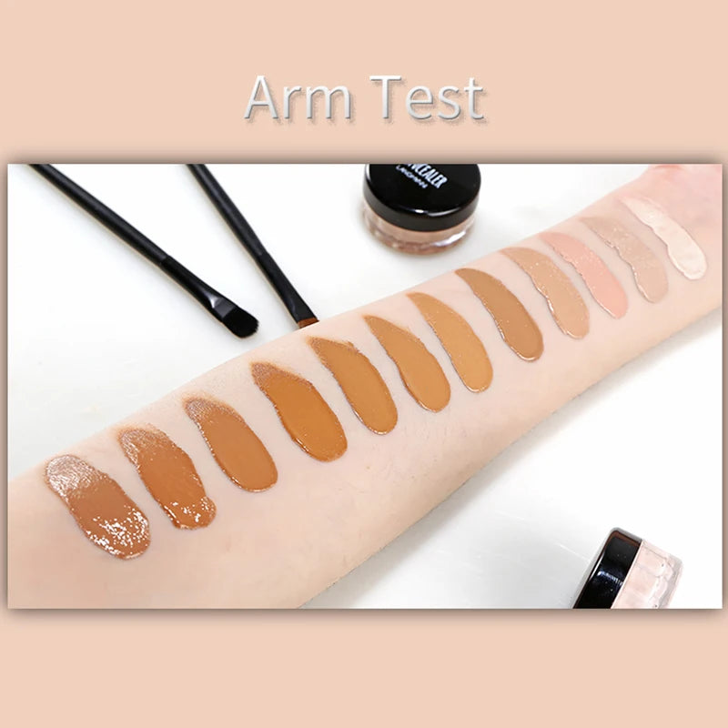 LANGMANNI Matte Liquid Foundation Cream  Face Makeup Base Full Coverage Dark Circles Acne Pores Contour Waterproof Make Up TSLM1