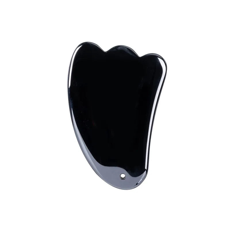 Terahertz Face Gua Sha Jade Roller Massager Natural Stone Gouache Scraper Guasha Board Facial Body Back Skin Care Massage Tools