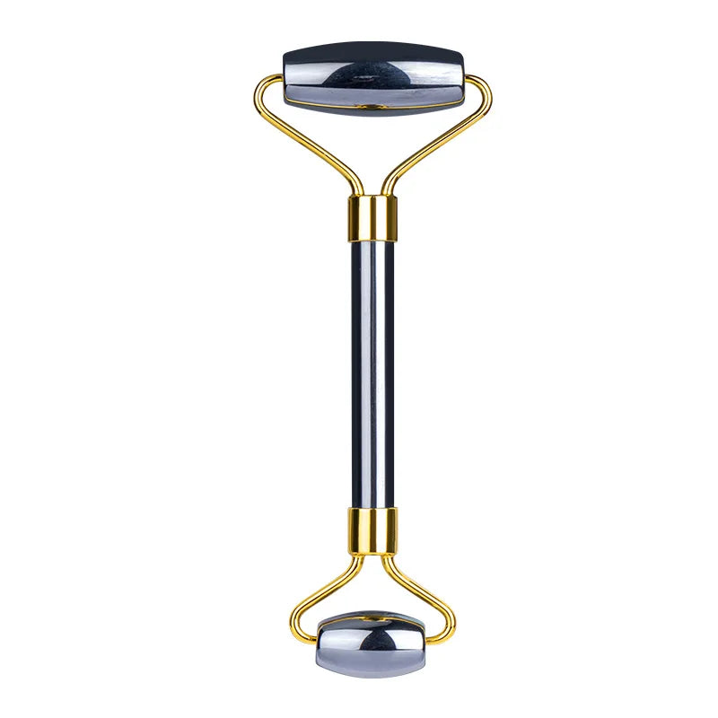 Terahertz Face Gua Sha Jade Roller Massager Natural Stone Gouache Scraper Guasha Board Facial Body Back Skin Care Massage Tools