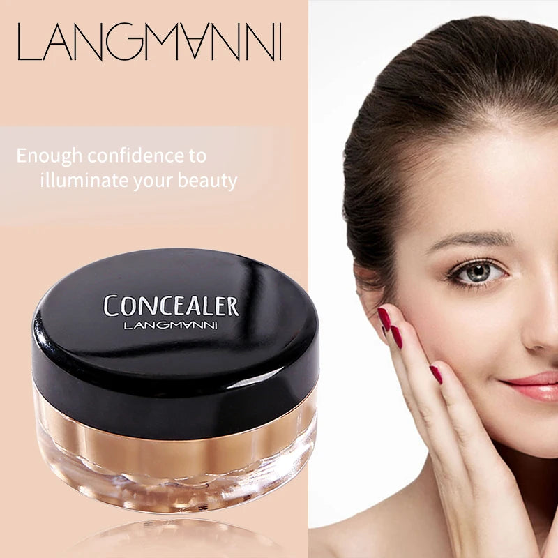LANGMANNI Matte Liquid Foundation Cream  Face Makeup Base Full Coverage Dark Circles Acne Pores Contour Waterproof Make Up TSLM1