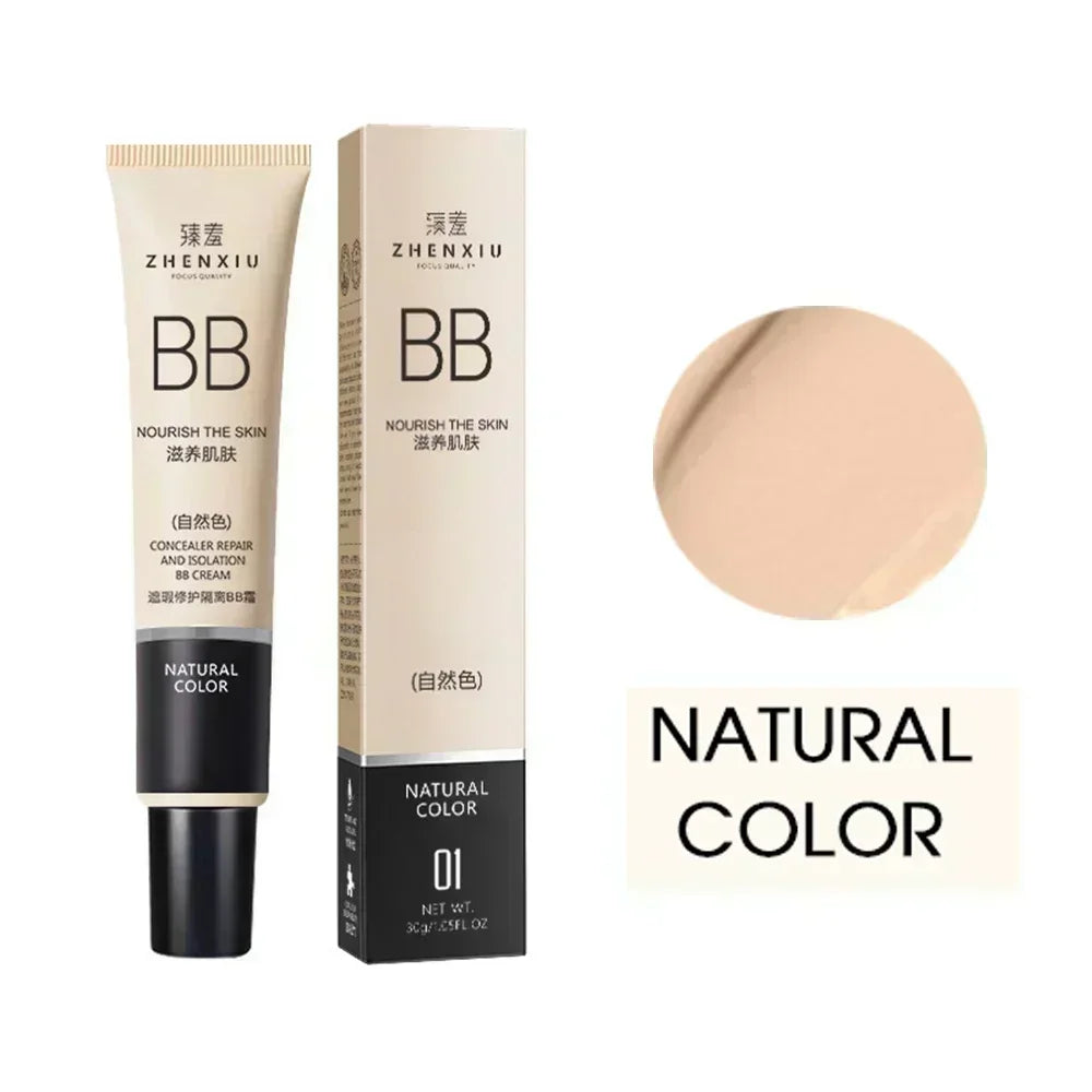 Oil-Control Matte BB Cream Liquid Foundation Waterproof Lasting Full Coverage Acne Spot Dark Circle Concealer Cream Face Makeup