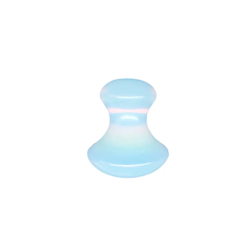 Opalite Jade Massage Roller Gua Sha Set Opal Quartz Crystal Facial Skin Lifting Anti Wrinkle Gouache Scraper Jade Massager