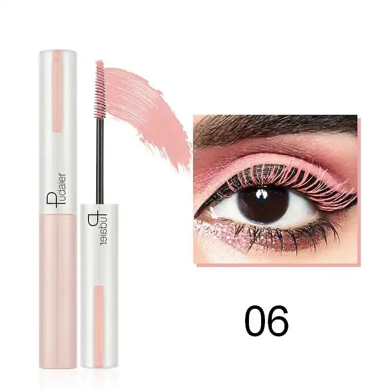 5D Silk Fiber Mascara Lash Color Mascara Waterproof 9 Colors 3D Mascara Eyelash Extension Thick Lengthening Eye Lashes Cosmetics