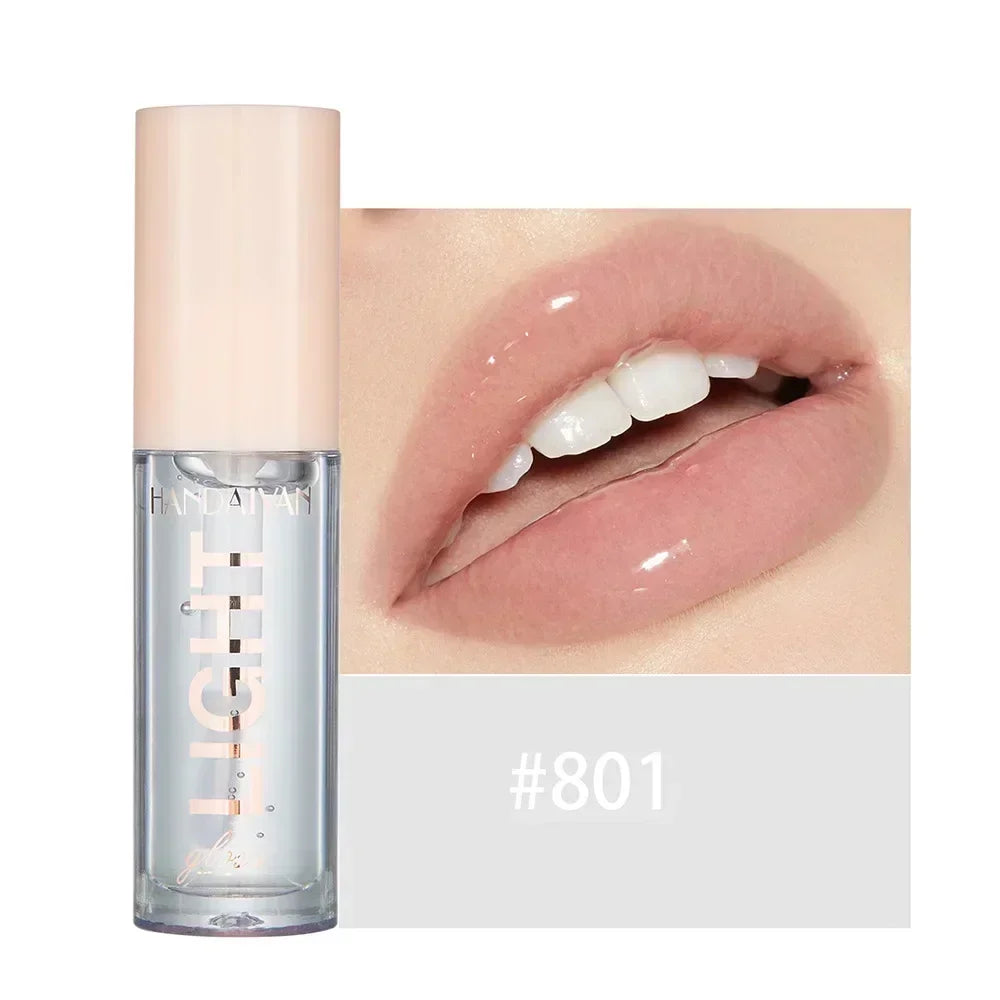 12Colors Mirror Pearl Lip Gloss Long-lasting Moisturizing Shine Glitter Lip Glaze Liquid Lipstick Women Makeup  Waterproof Glass