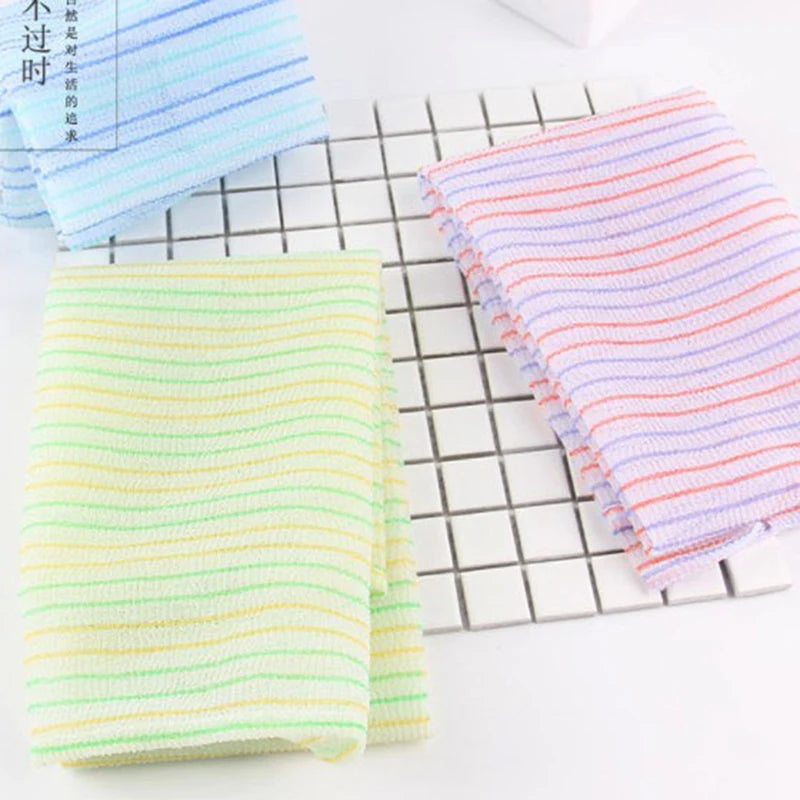 Korean Towel Exfoliating Long Viscose Bath Back Scrub Viscose Bath Towel 30x90cm