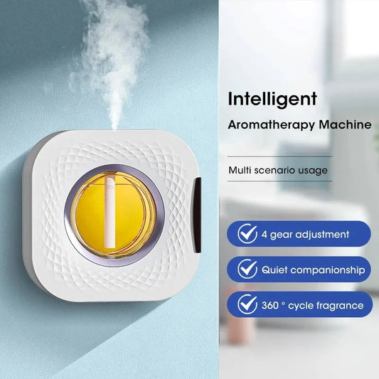 Mini Aromatherapy Machine Air Purifying Diffuser Fragrance Humidifier Machine Small Wall-mounted Air Purifier HiltonLavender Oil