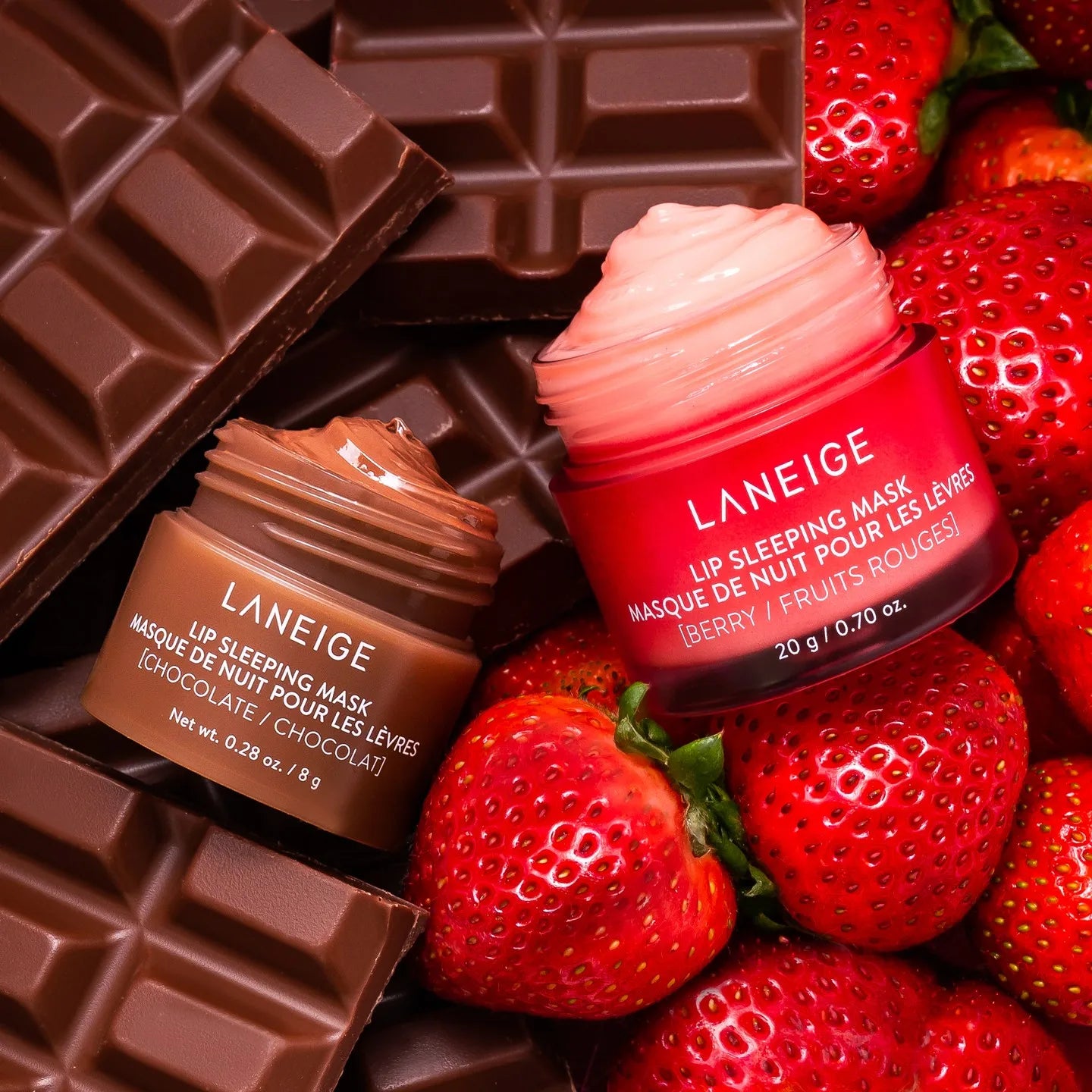 Laneige Vanilla Gummy Bear Sweet Candy Lip Sleeping Mask Lip Balm Night Repair Moisturising Treatment 20g Lips Gloss Gifts Set
