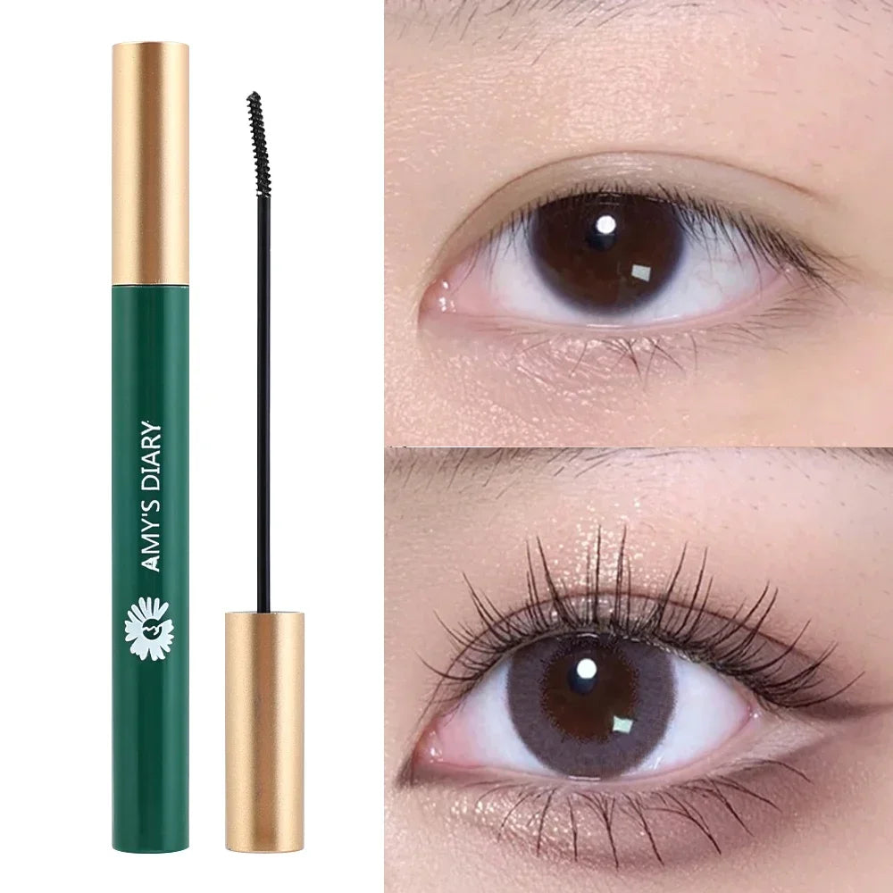 Lasting Mascara Matte Black Brown Waterproof Quick Drying Lengthening Eyelash Curled Mascara Lash Extension Women Korean Makeup