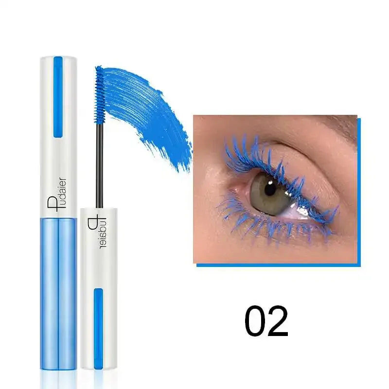 5D Silk Fiber Mascara Lash Color Mascara Waterproof 9 Colors 3D Mascara Eyelash Extension Thick Lengthening Eye Lashes Cosmetics