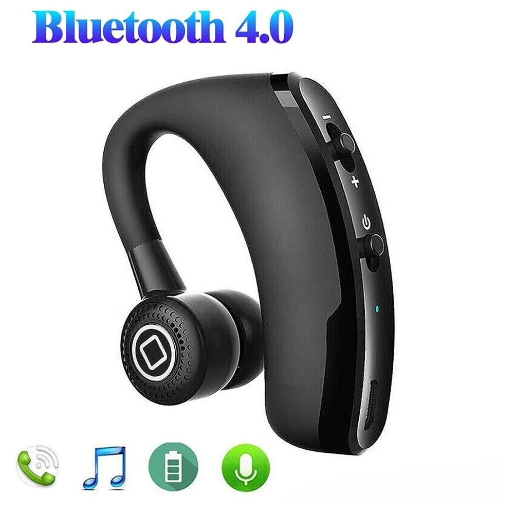 V9 Business Bluetooth Earphone Stereo Voice Control Handsfree Fone Wireless Bluetooth V5.0 Mini Headset TWS For Car Kit Sports