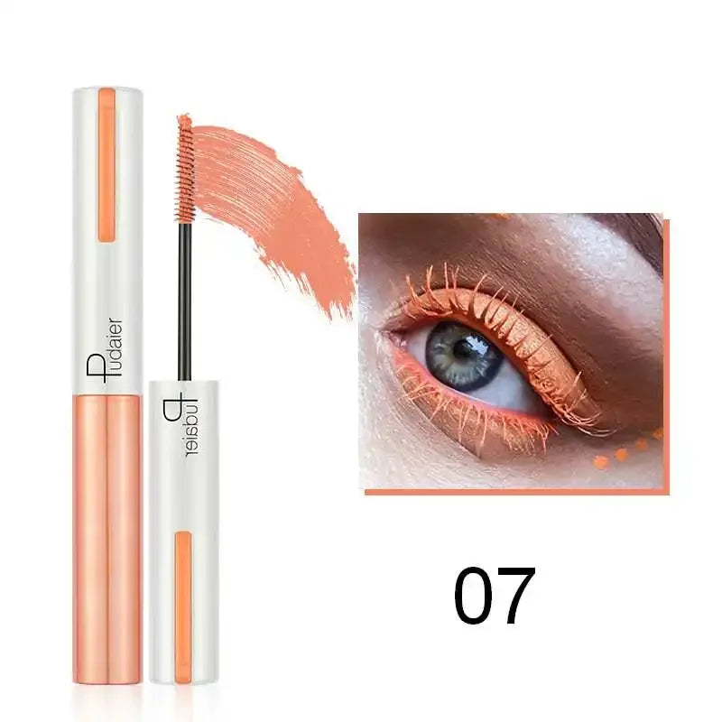 5D Silk Fiber Mascara Lash Color Mascara Waterproof 9 Colors 3D Mascara Eyelash Extension Thick Lengthening Eye Lashes Cosmetics