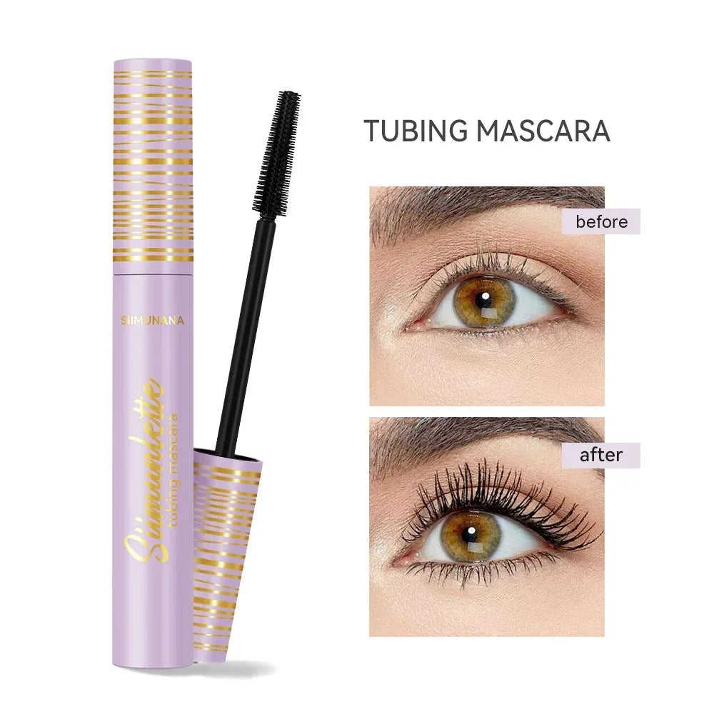 Mascara 2 Colors Black And White Long-lasting Shaping Waterproof Curling Smudge-Proof Cosmetics Gift With Box Beautiful