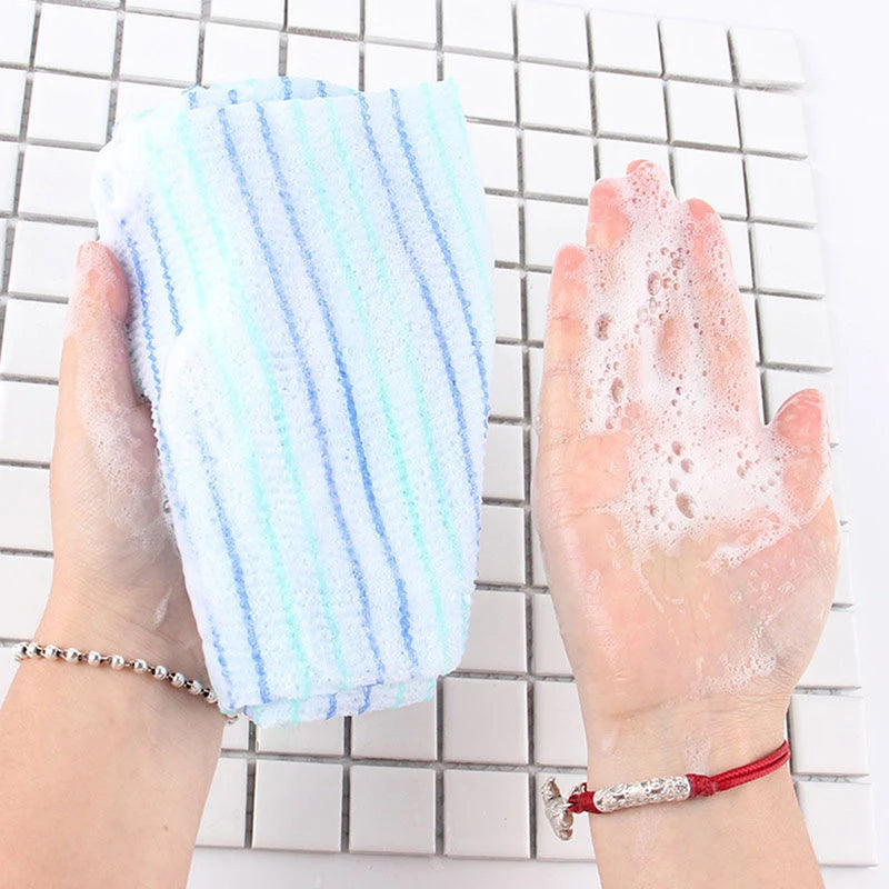Korean Towel Exfoliating Long Viscose Bath Back Scrub Viscose Bath Towel 30x90cm