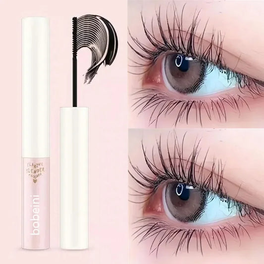 Black Brown Mascara Waterproof Natural Lashes Female Professional Makeup Full Size Korean Lengthens Eyelashes Extra Volume