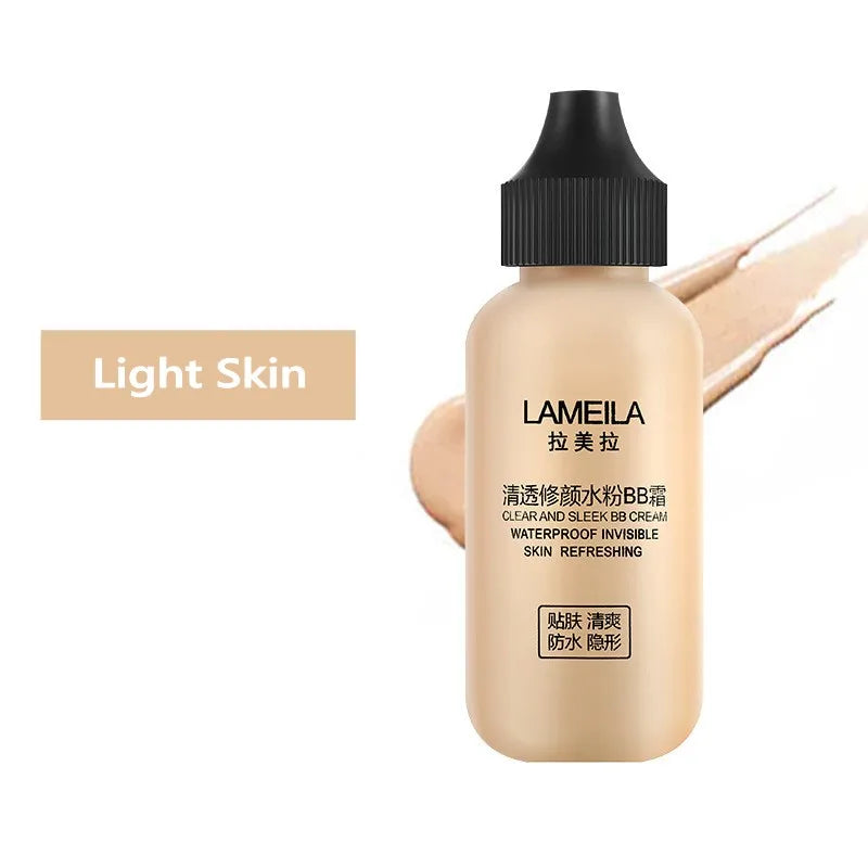 Face Liquid Foundation Full Coverage Magic BB Cream Waterproof Brighten Makeup Concealer Professional Matte Base Cosmetics