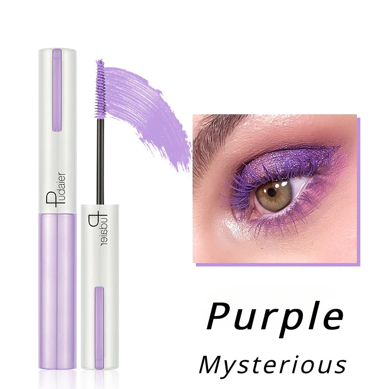 Fashion White Mascara Makeup 4D Silky Natural Long Lash Mascara Waterproof Mascara Extension Thick Lasting Curling Mascara Rimel