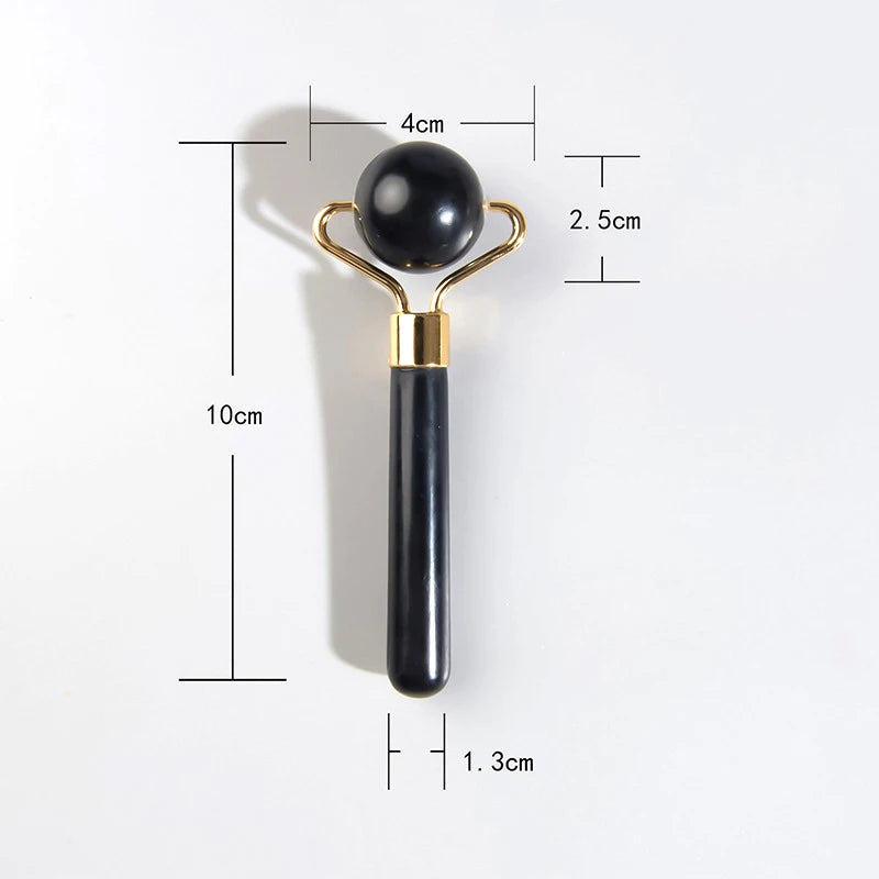 1PC Natural Jade Roller Massager Face Microniddle Roller Facial Skin Care SPA Acupuncture Massage Beauty Tool Dropshipping