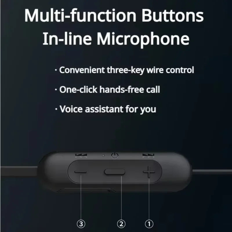 WI-C310 Wireless In Ear HIFI Stereo Earphones Bluetooth 5.0 Super Bass Sports Headset Magnetic Headset with Microphone