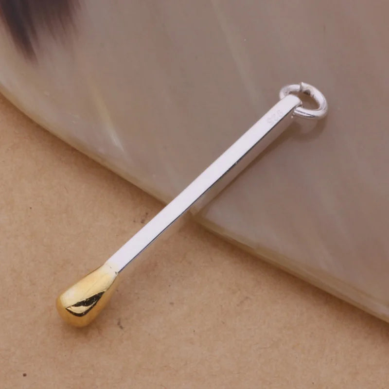 925 Sterling silver Necklace Matches Pendant High Quality  Fashion Jewelry For Women Exquisite Wedding Party Gift