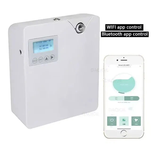 Waterless Aroma Diffuser 300ml WIFI Control Essential Oil Diffuser Timer Function Aromatic Fragrance Device For Home Hotel