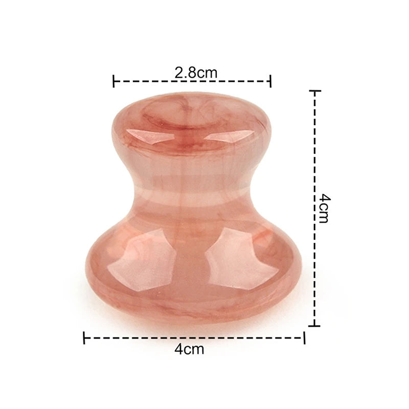 1PC Natural Jade Mushroom Shape Gua Sha Board Face Back Body Massager Facial Beauty Care Skin Tool Women Relaxing Face Roller