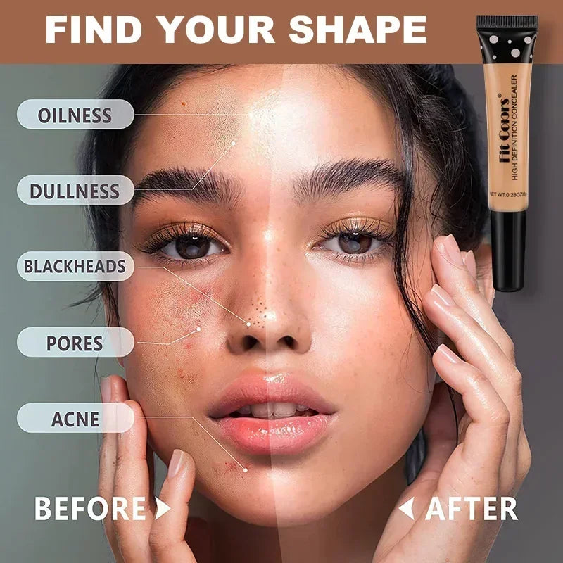 Face Make Up Concealer Contouring Foundation Waterproof Full Cover Dark Circles Cream Face Primer Base Makeup
