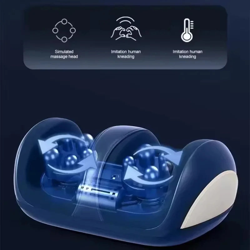 Large electric foot and leg massagers - Warm soles massage, comfortable foot massage device