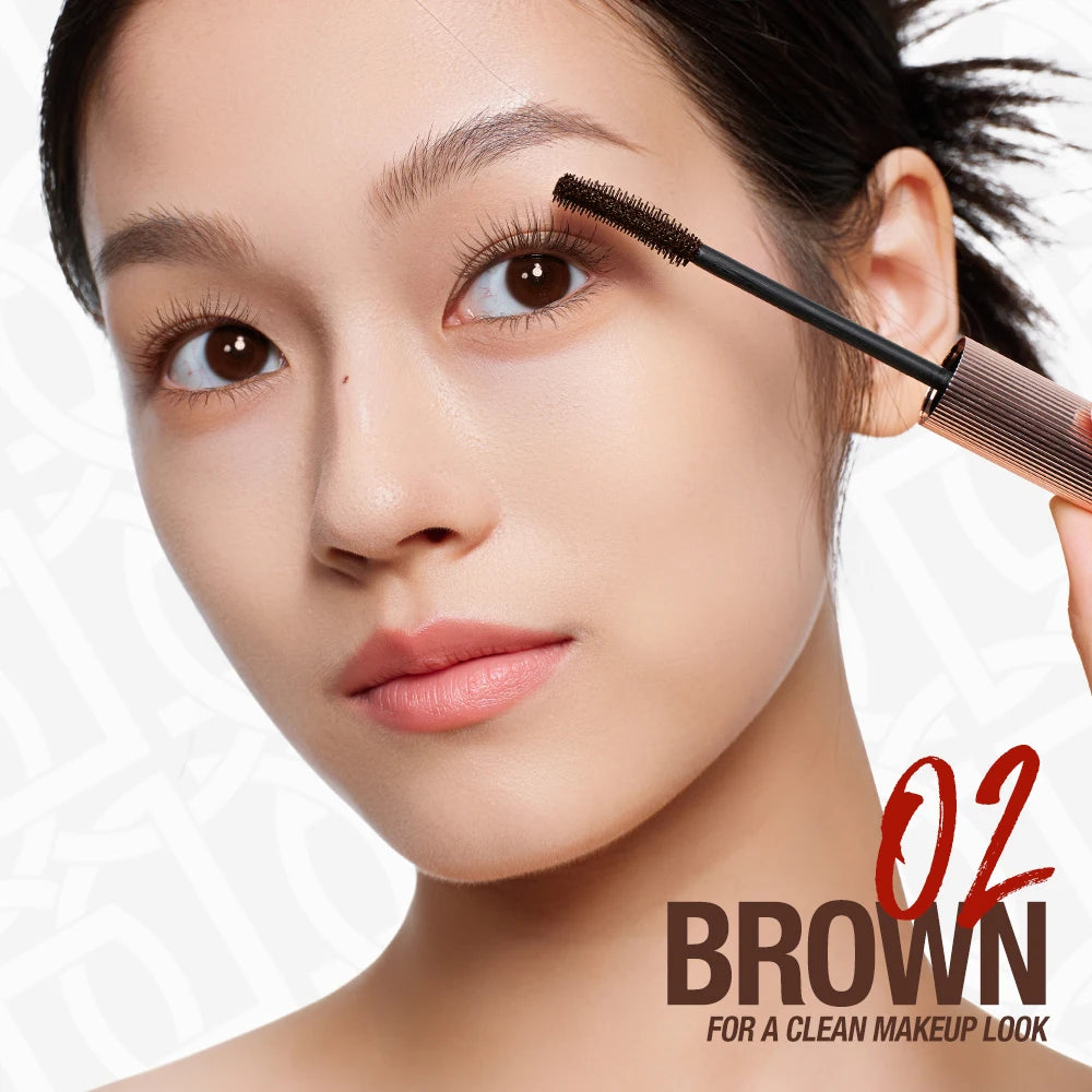 O.TWO.O 4D Mascara Waterproof Extra Volume Long -lasting Hyper-Curl Lengthening Eyelash Non-smudging Eyelashes Black Mascara