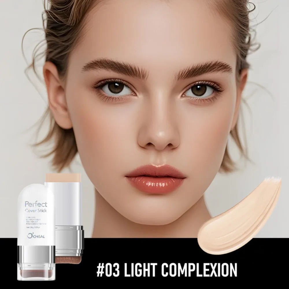 Thin and Comfortable Perfect Cover Stick Instant Natural Long-lasting Foundation Cream Waterproof Dewy Makeup