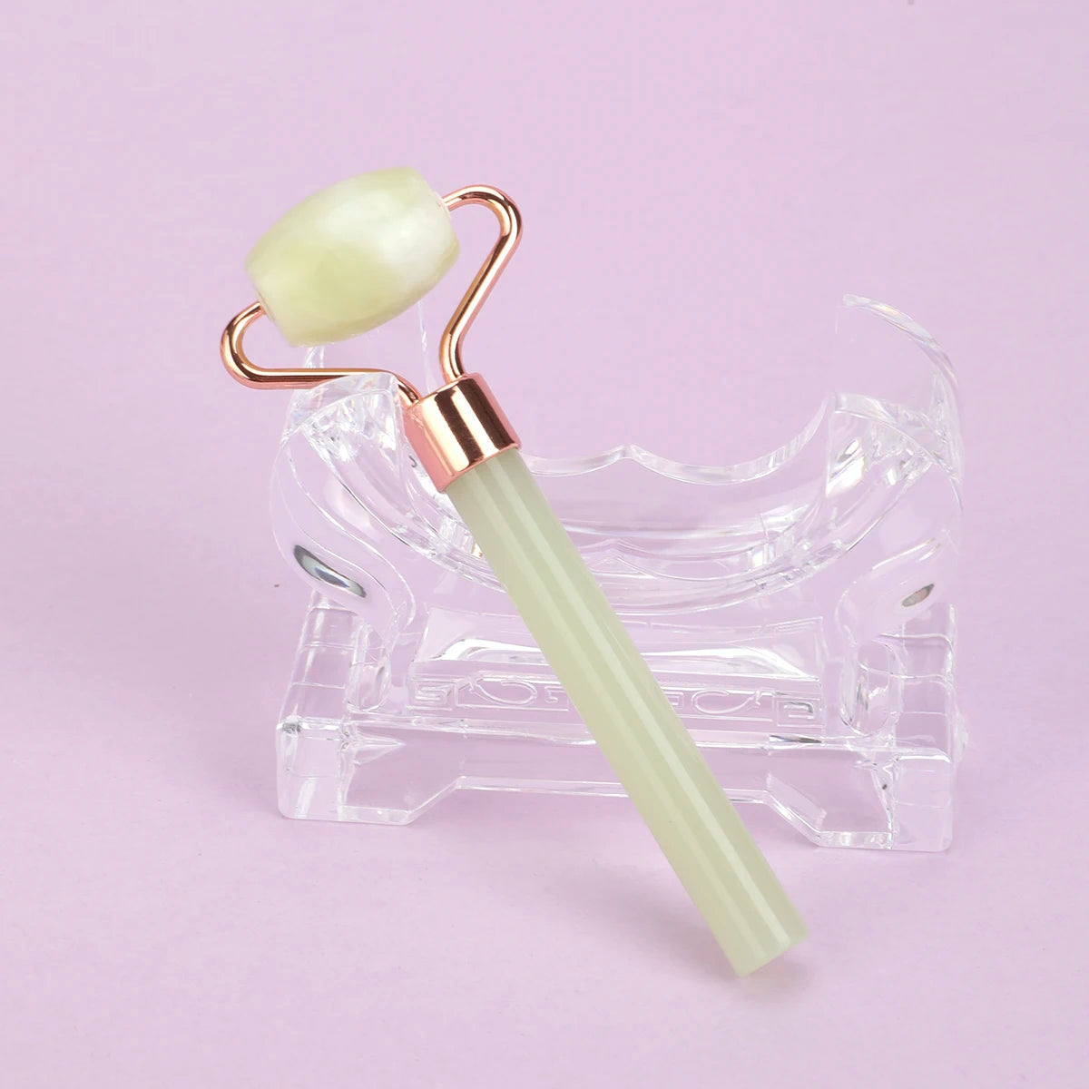 1pc Eye Roller Jade Roller Face Roller Natural Jade Stone Face Massage Facial Roller for Skin Care Eye Neck Tones Firms SkinTool